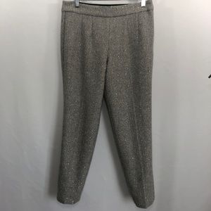 Talbots RSVP Silver Sequined Size 4P Pants Womens